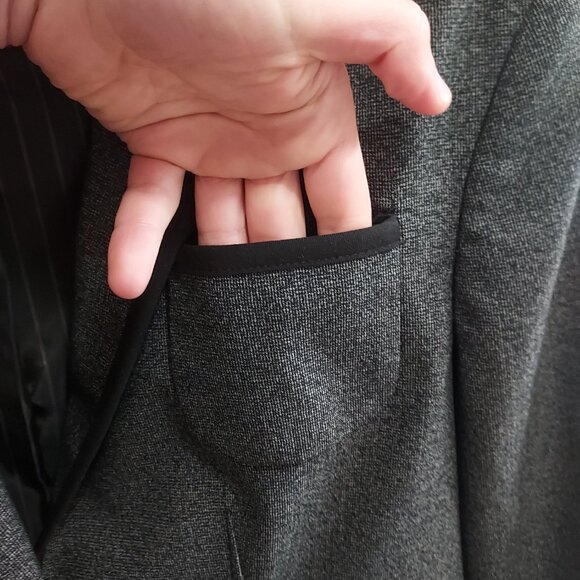 Lord & Taylor Grey Academy Blazer - Picture 5 of 9